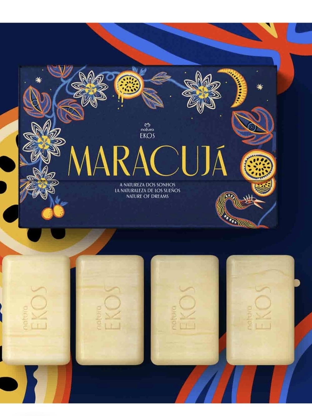 Maracujá Cream Hand Soap Bars — 4-Pack